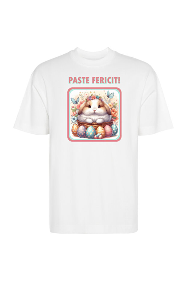 Tricou Oversize - Paște Fericit! - 3