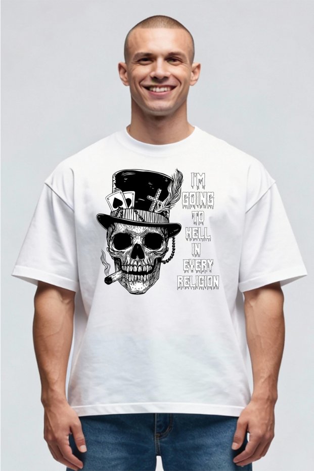 Tricou Oversize - I'm Going to Hell