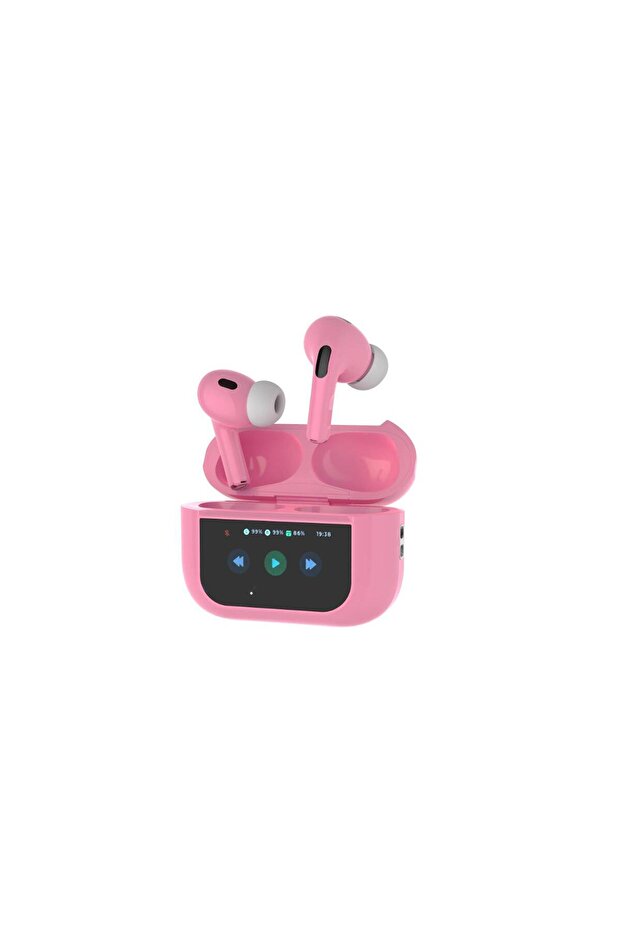 AirPods Pro2 Touch Display Earbuds with 1.47" Screen, ANC & ENC, Deep Bass, 20H Playtime