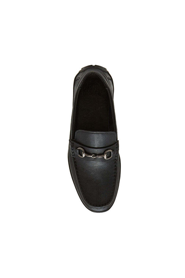 Rockings Solid Black Loafers - 4
