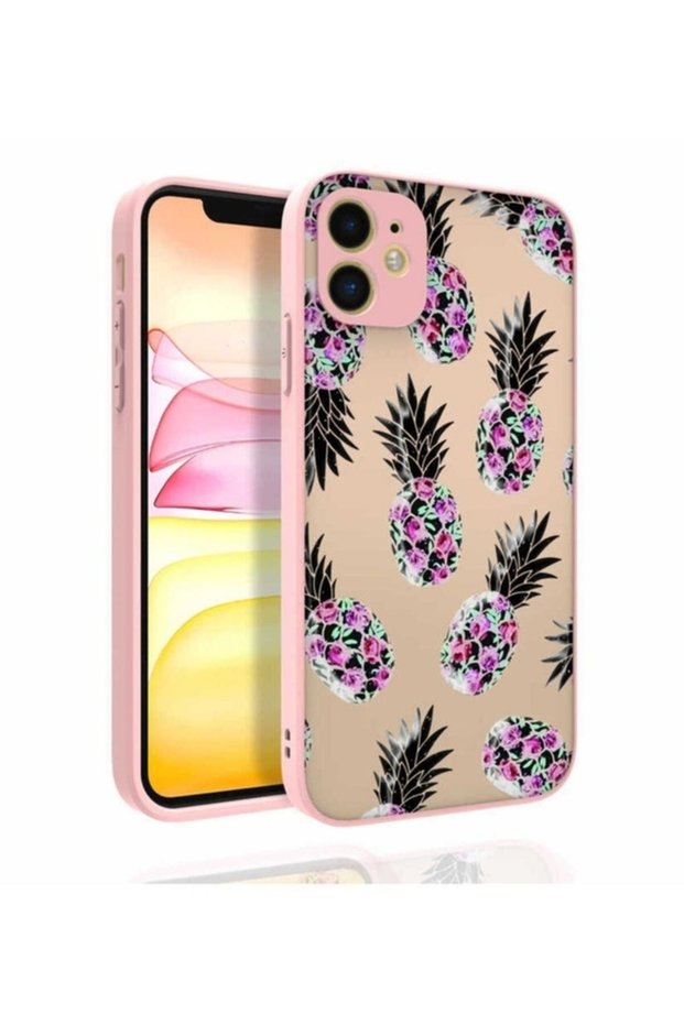 غطاء نورا اللامع مع حماية للكاميرا بنمط متوافق مع iPhone 11