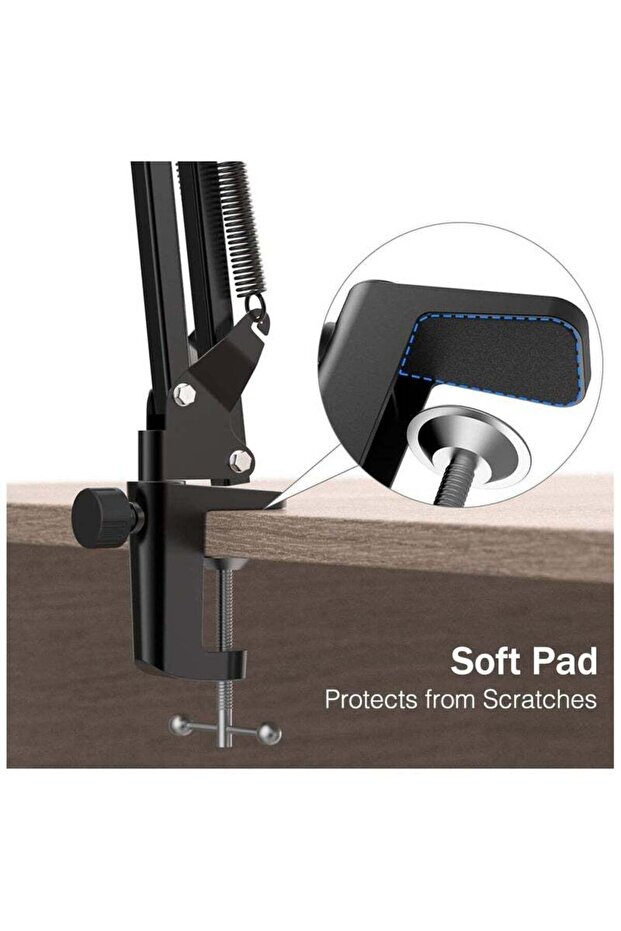 Microphone Stand Adjustable Microphone Desk Stand - 3