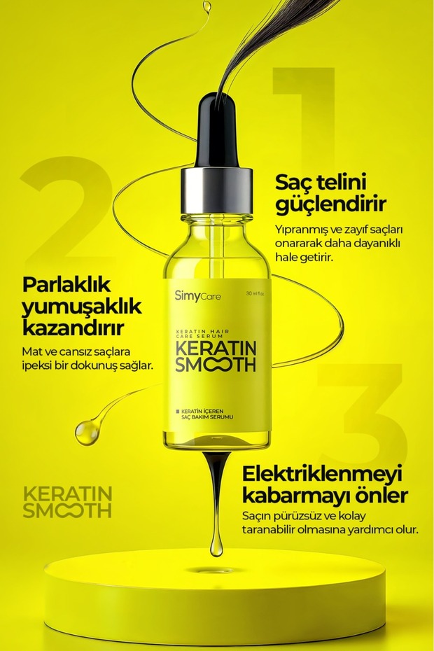 Keratin Saç Bakım Yağı - 2