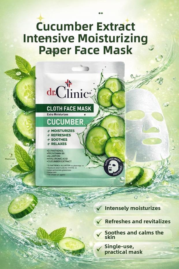 Cucumber Paper Mask