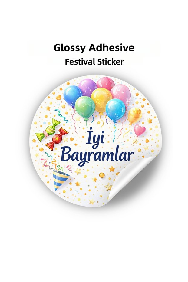 Happy Holidays Sticker Set - Gift Box Label (Adhesive - 140 Pieces)