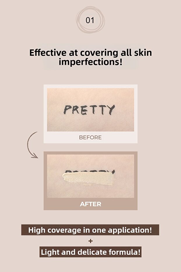 كونسيلر سحري يدوم طويلاً، كونسيلر عالي التغطية - 4