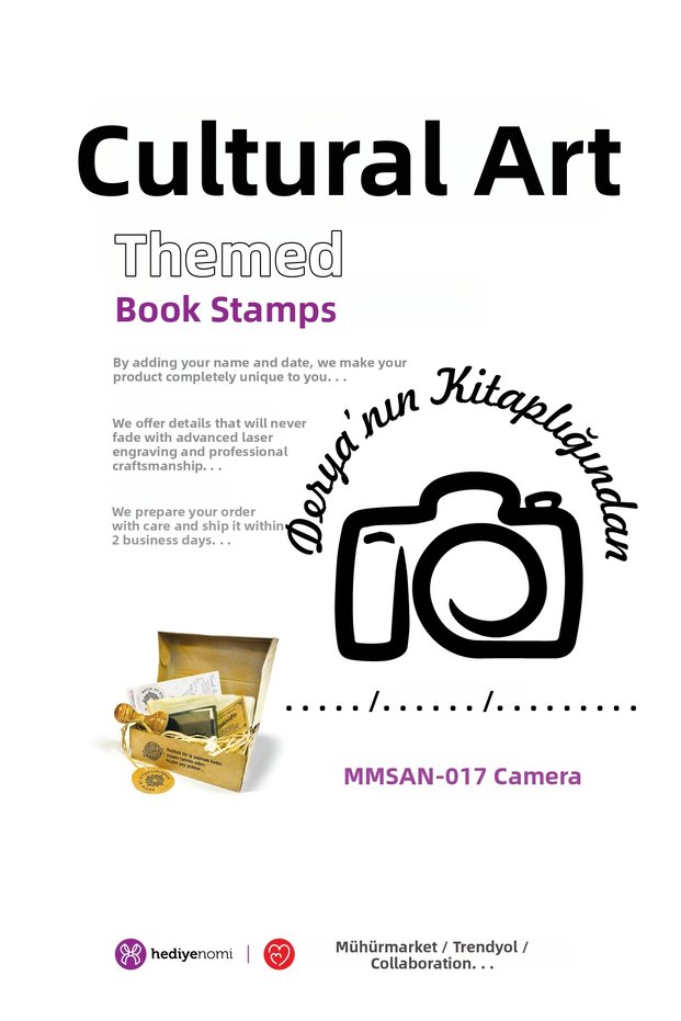 Mühürmarket > Camera Culture Art Book Seal - Ex-Libris - Book Stamp > Mmsan-017