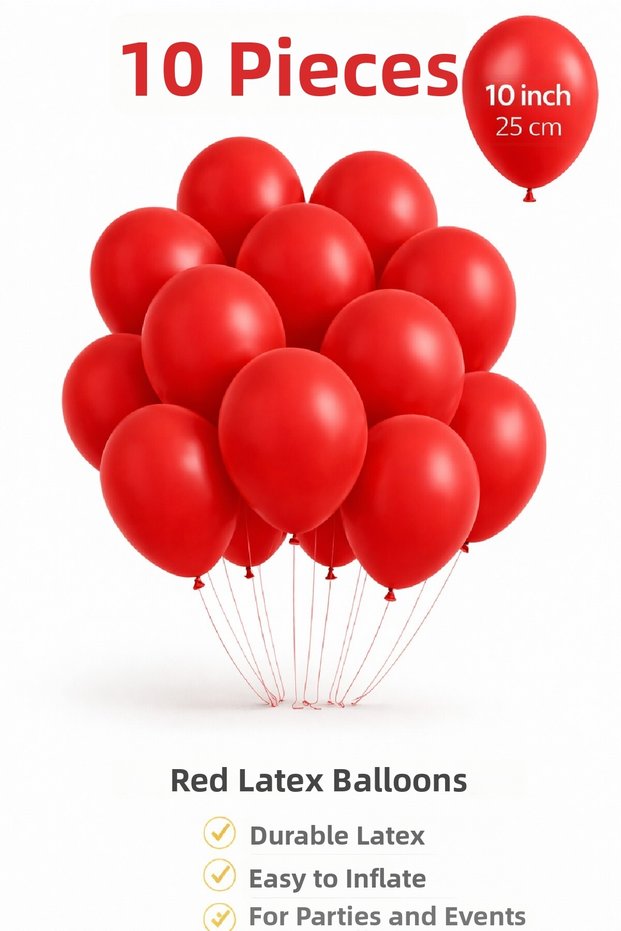 10 Pcs Latex Balloons 10 Inch Party Balloon Birthday Decoration Balloon