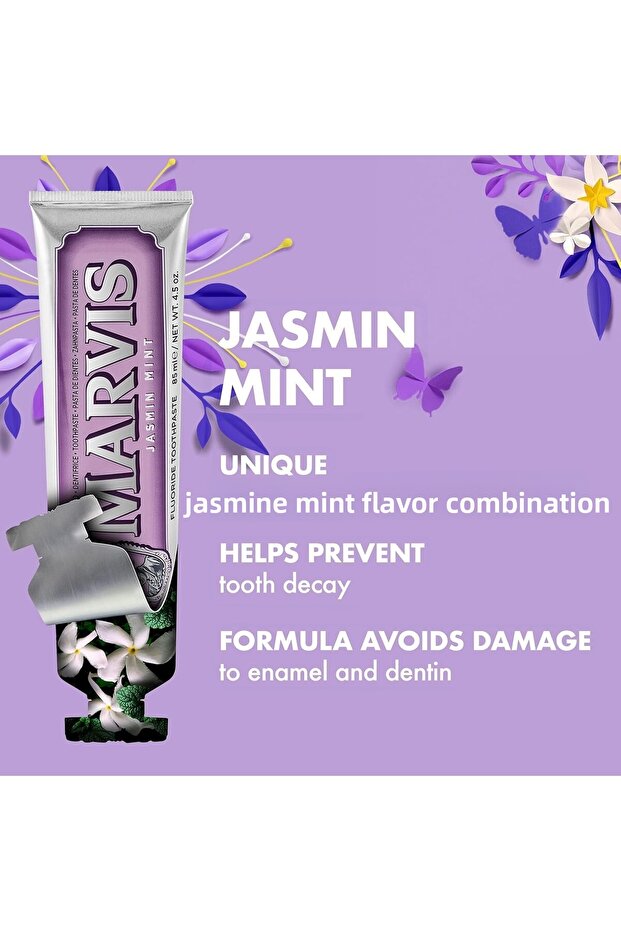 Jasmin Mint Xylitol Toothpaste 85ml - 3