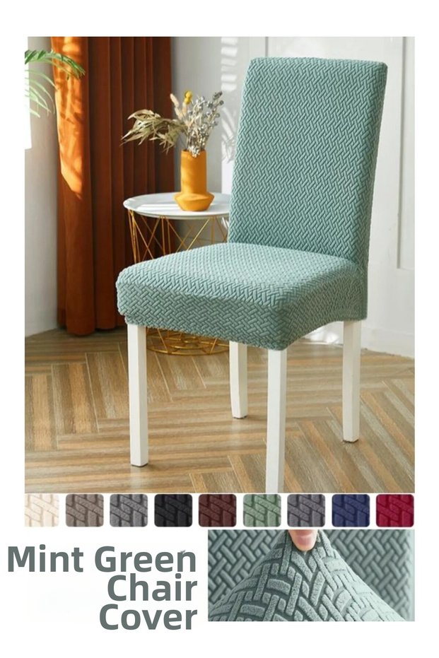 Brick Pattern High Quality Chair Cover, Chair Cover, Elastic, Stretch Fabric, Washable, 1 Piece