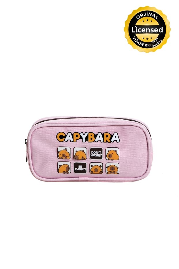 Original Licensed Pencil Case – Zippered, Fabric, Large Capacity
