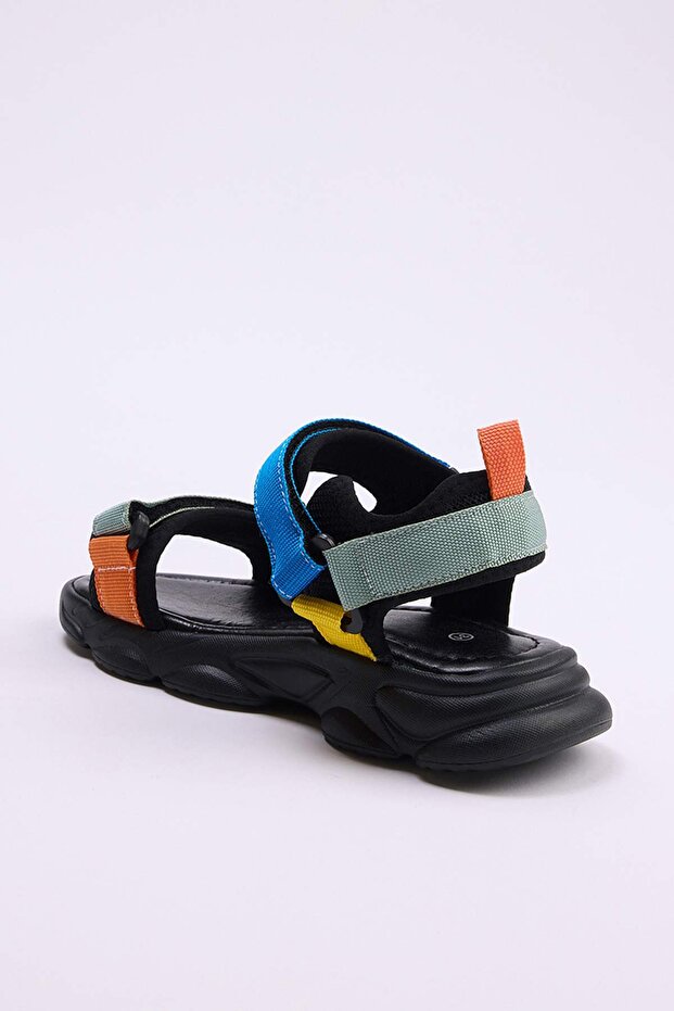 Çok Renkli Küçük Erkek Çocuk Spor Sandalet TAKSS26SD00005 - 4