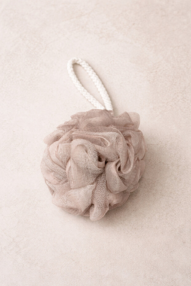 Bath Loofah Soft-Textured Foam Enhancer Magenta Color Shn-1415