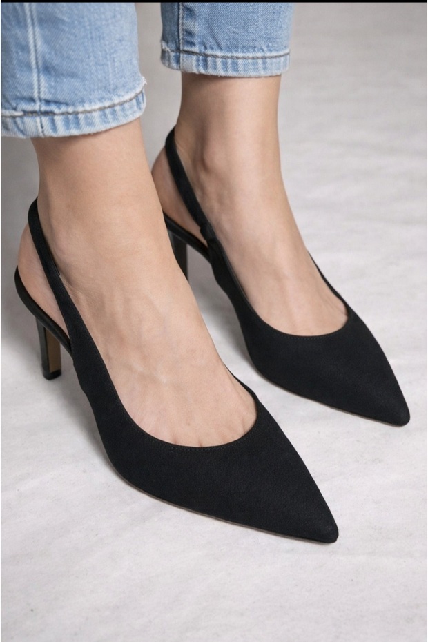 Open Back Heeled Shoes