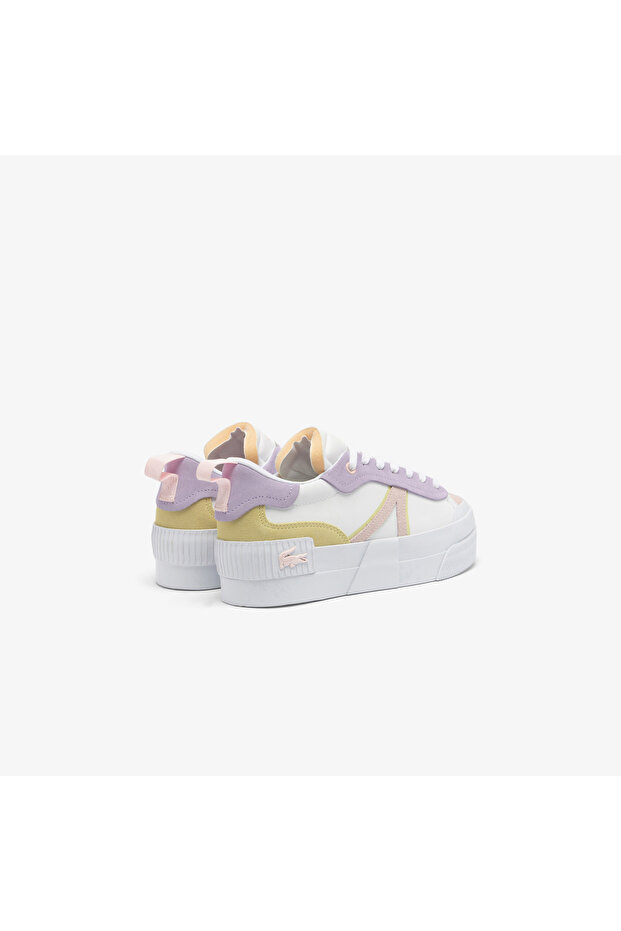 L004 Platform Kadın Beyaz Sneaker - 3