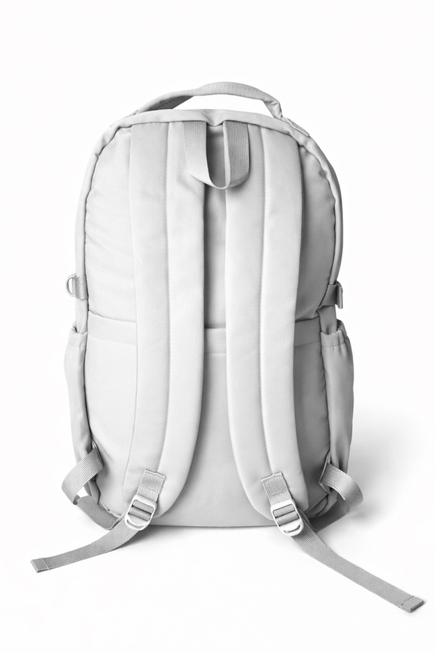 Gray 2 Compartment Pocket School Backpack - 2