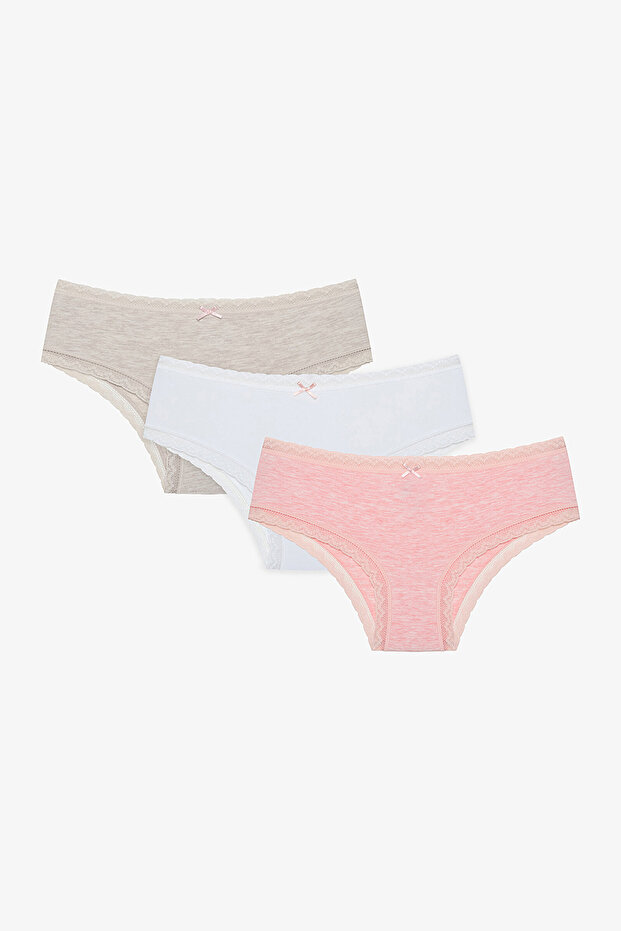 Multicolour Cotton Multicolored Hipster - Pack of 3 Briefs