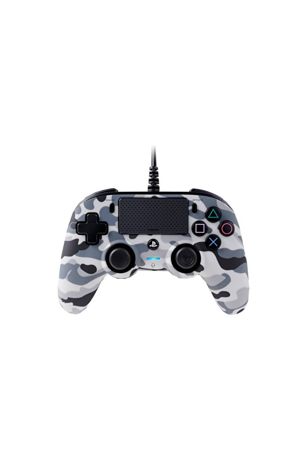 Controller cu Fir Compact Gri-Camuflaj Pentru PS4 - 2