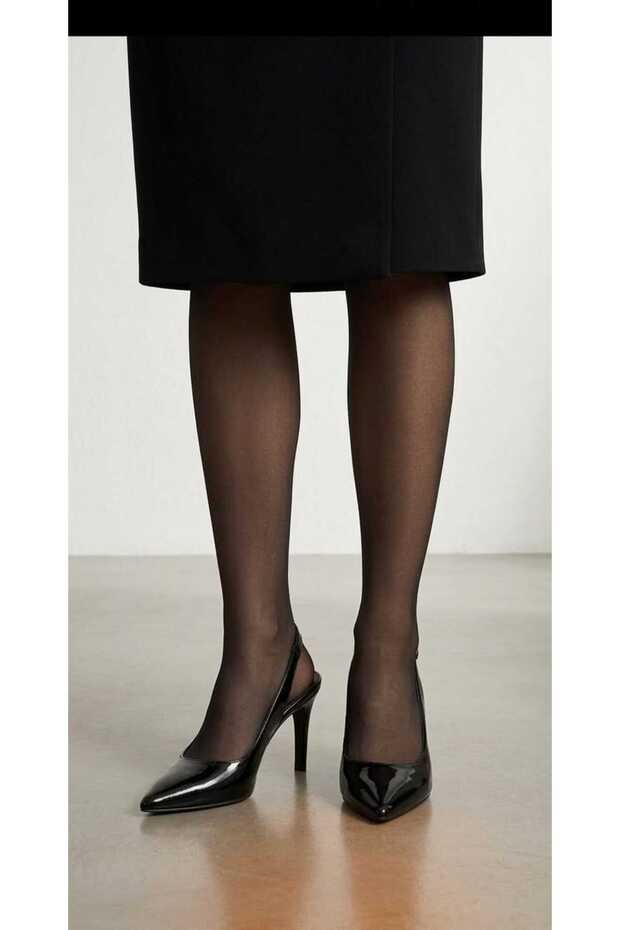 Heeled Women's Patent Leather Shoes