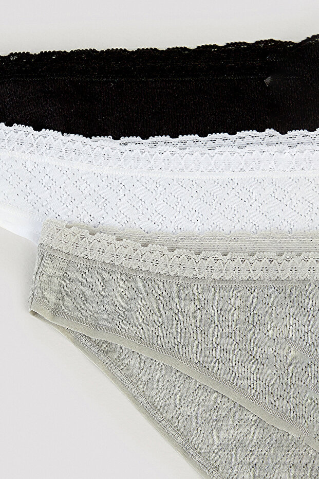 Soft Pointel Basic 3-Piece Slip Panties - 5