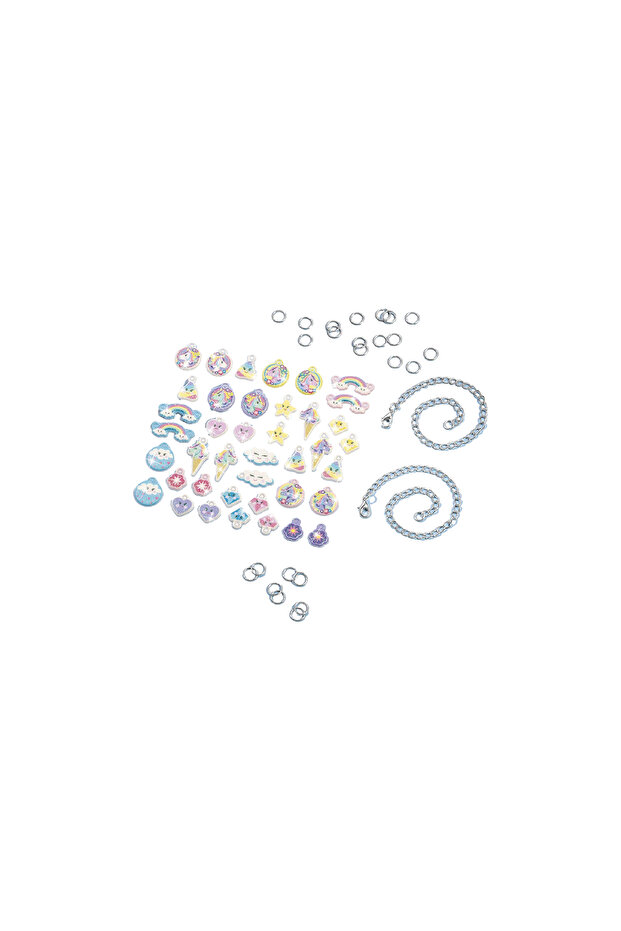 Brățări cu talismane pufoase cu unicorn (68160) - 3