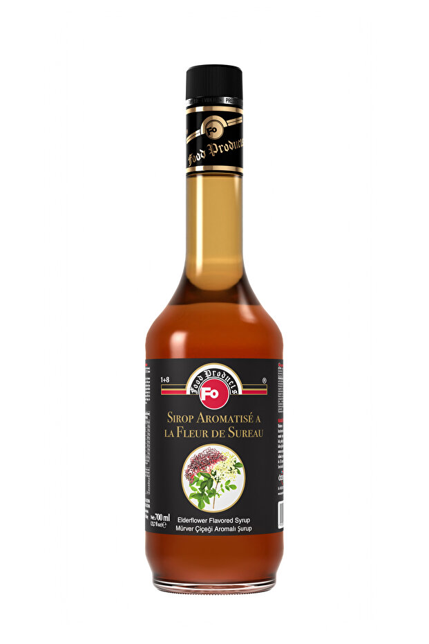 Mürver Çiçeği Aromalı Kokteyl Şurubu 700 Ml