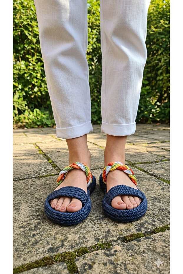 النعال مضفر - 1