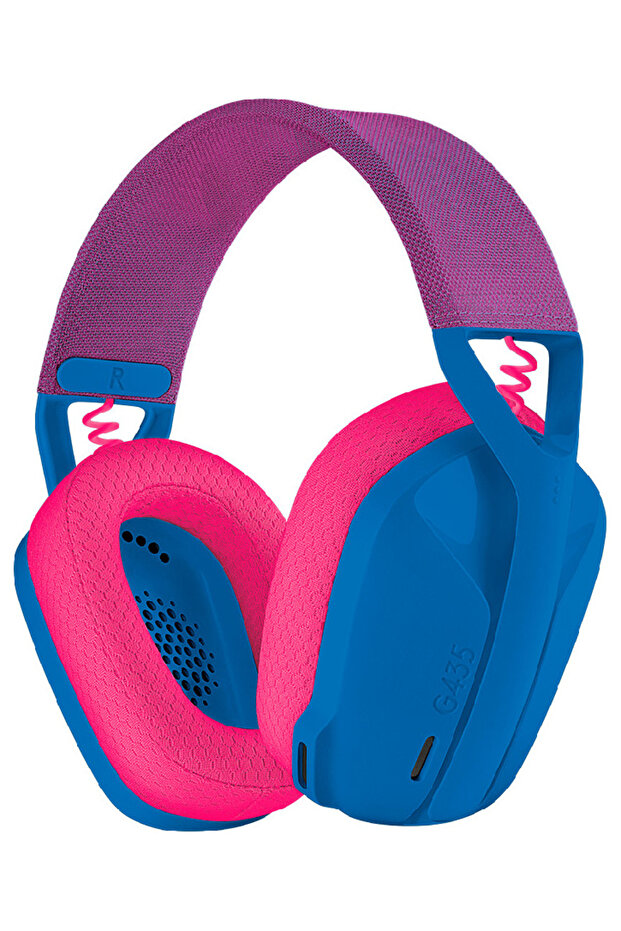 Casti G435 Lightspeed Wireless Gaming Albastru/Roz - PC - 1