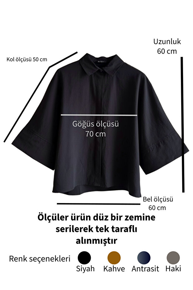 DOUBLE KOL MODAL OVERSİZE GÖMLEK - 4