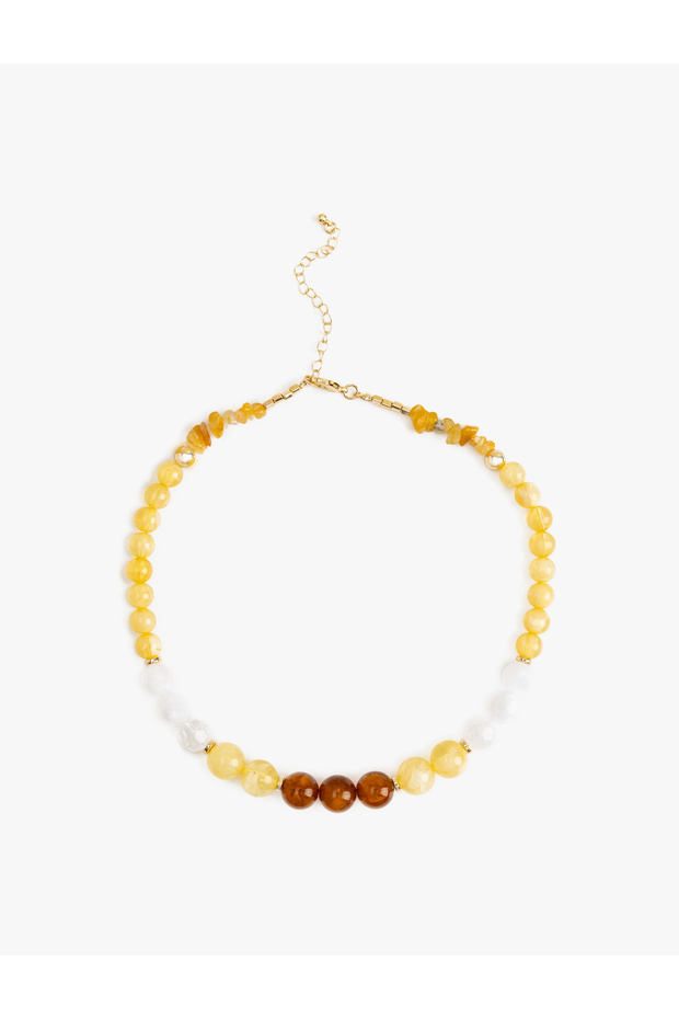 Large Size Beaded Necklace - 1