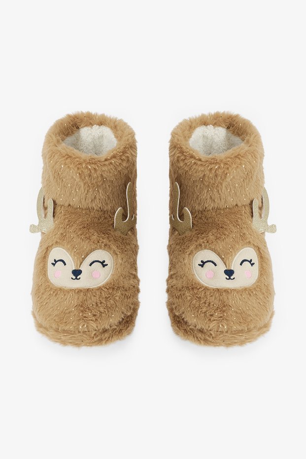 Bej Reindeer Ev Botu