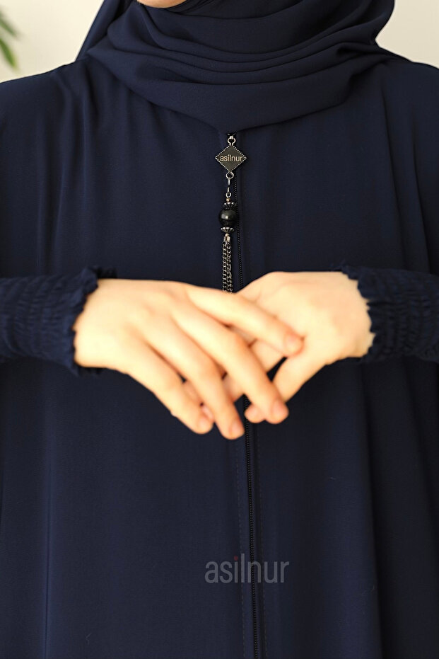 Ебру Яраса Коллу Фераце Шаль Подарунковий Набір Синій - 4