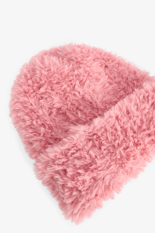 Candy Pink Sofia Soft Textured Beanie - 2