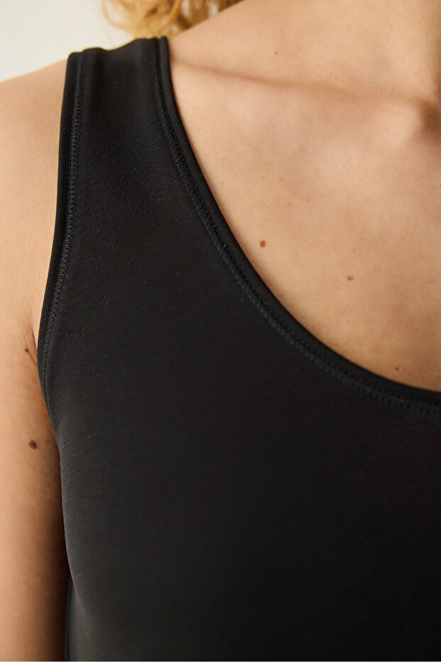 Modal Siyah Tişört - 5