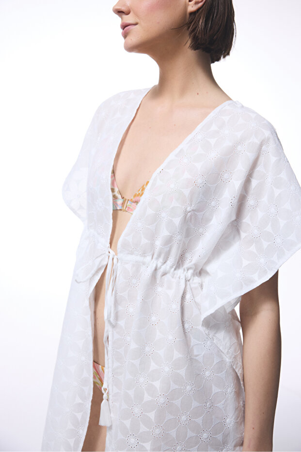 Kaftan Brode alb - 4