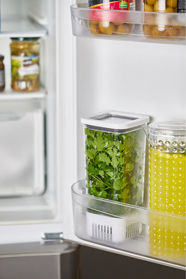 Square Green Storage Container 1700 ml