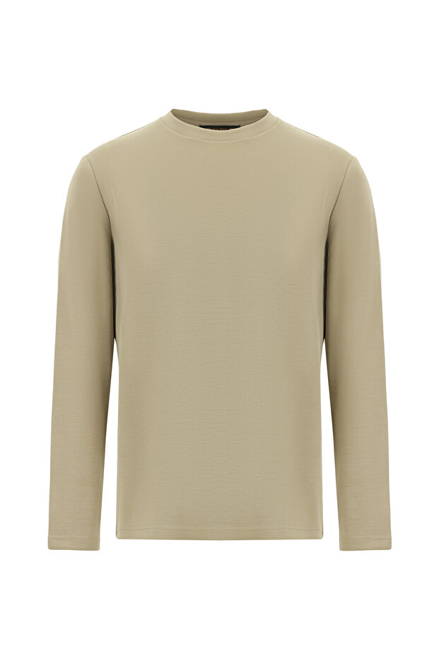 Bisiklet Yaka Regular Fit Sweatshirt - 1