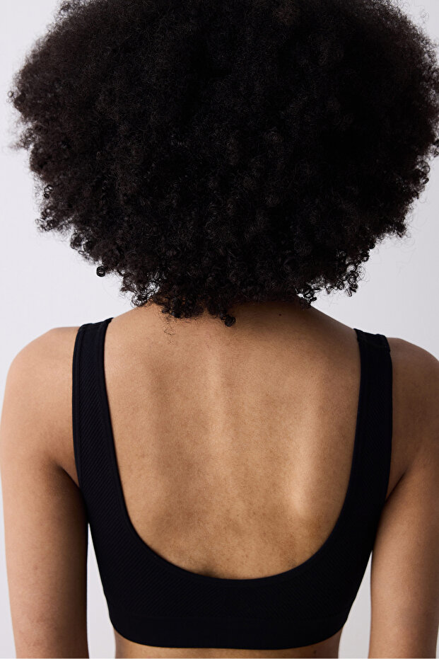 Black Seamless Top - 5