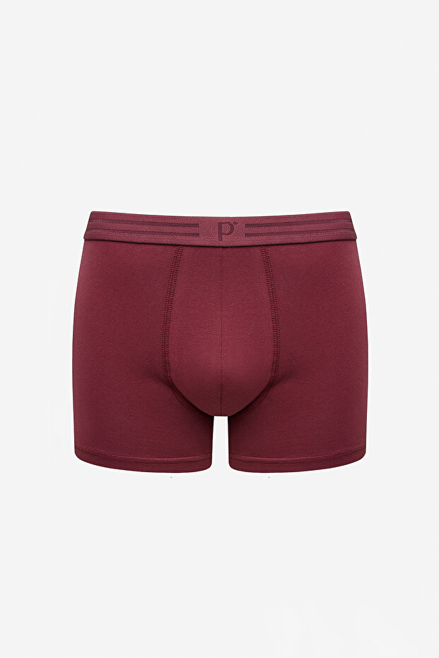 Erkek Pamuklu Basic Çok Renkli 3lü Boxer - 2