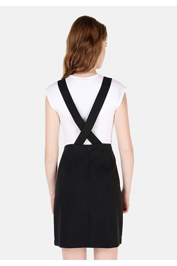 Regular Fit Kadın Siyah Elbise - 2