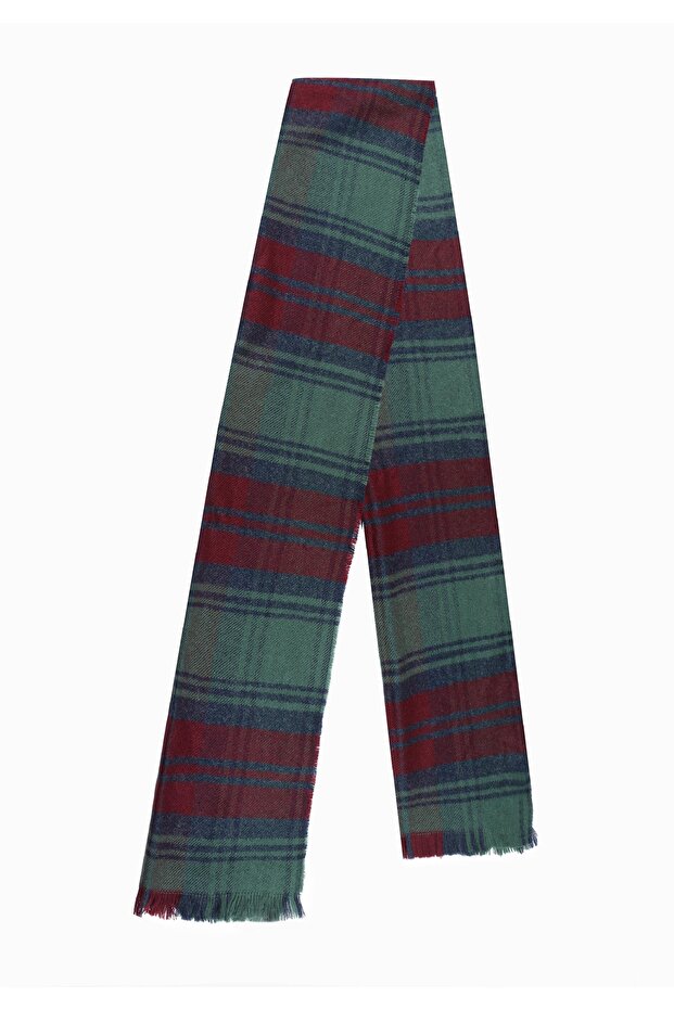 وشاح رجالي منقوش متعدد الألوان - 1