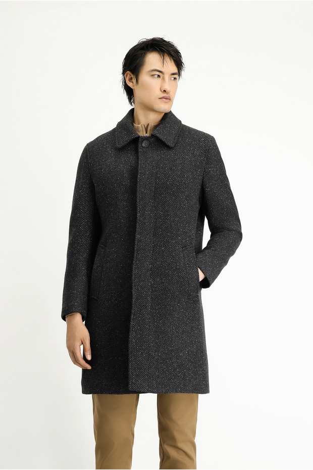 معطف كلاسيكي من الصوف - 4