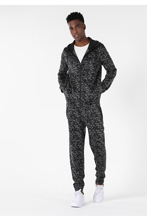 Slim Fit Örme Erkek Antrasit Ceket - 3