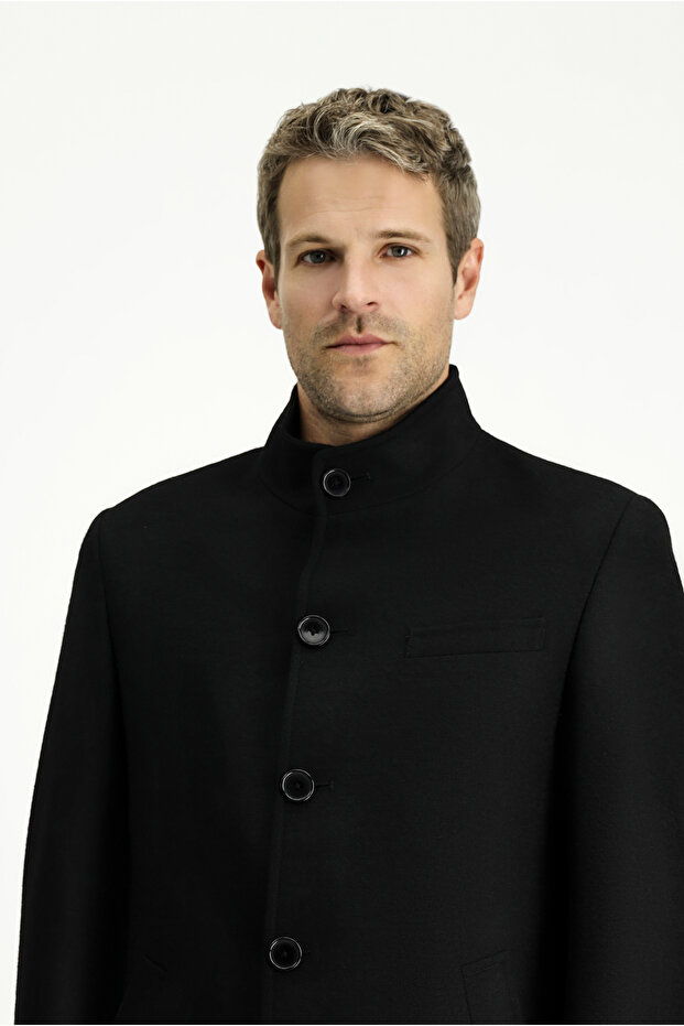 معطف كلاسيكي من الصوف - 3