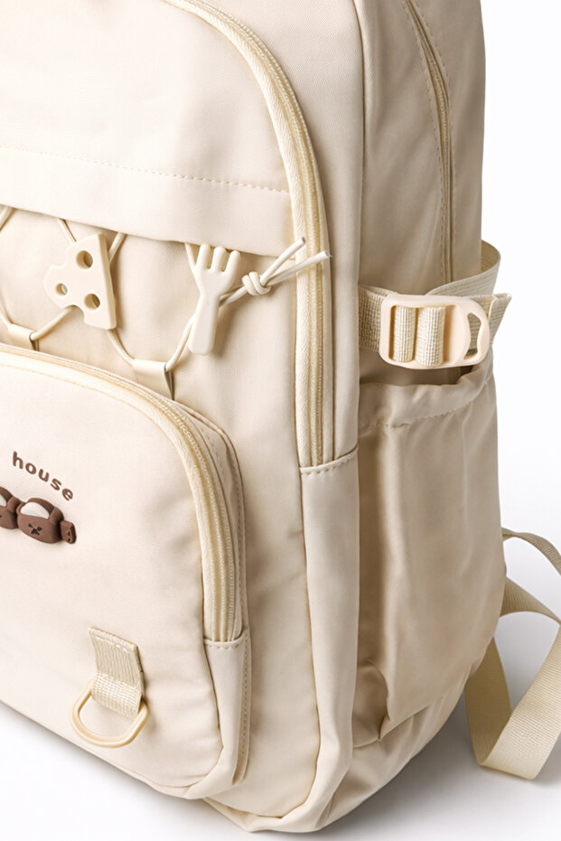 حقيبة ظهر مدرسية من إكرو مزودة بجيبين - 5