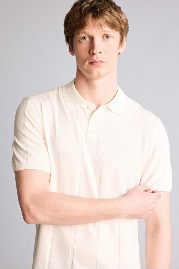 Standard Fit Knitwear Polo T-Shirt G3145Ax26Sp