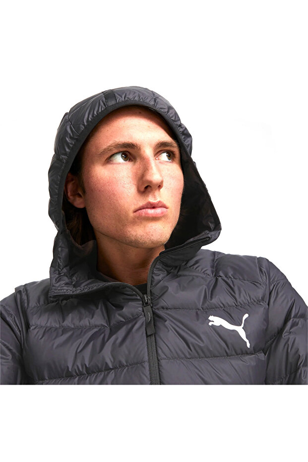 Packlite Hooded Down Erkek Siyah Günlük Stil Mont 84935501 - 4