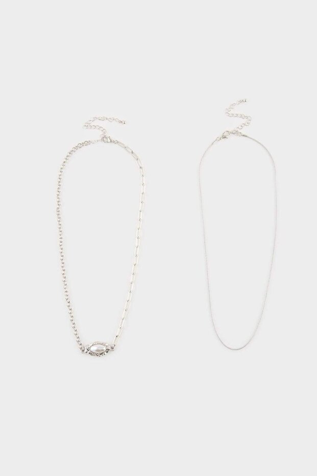 Women's 2-Piece Necklace H0831Axns