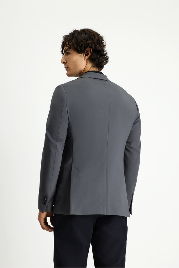 سترة تكنو لاين 6 دروب بقصة عادية وقياس قياسي قماش قابل للتمدد مرن - 5