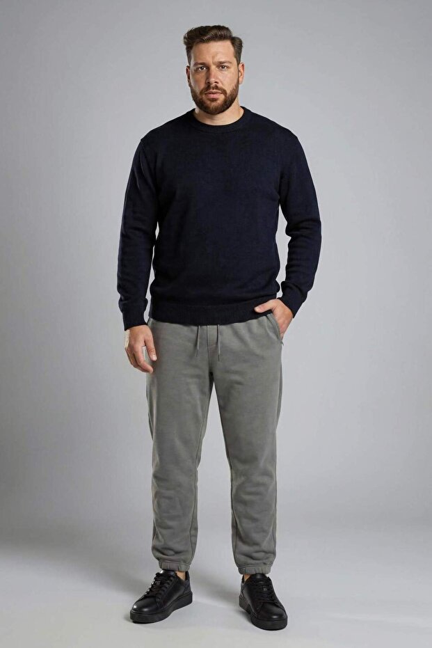 Trenerke sa elastičnim strukom veće veličine H1007AX26SP - 1